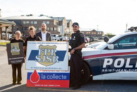 Les policiers vous invitent à leur collecte de sang