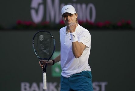 Félix Auger-Aliassime éliminé en trois manches à son premier match à Indian Wells