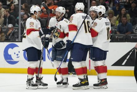 Huberdeau marque deux fois et les Panthers l’emportent 3-0 face aux Ducks