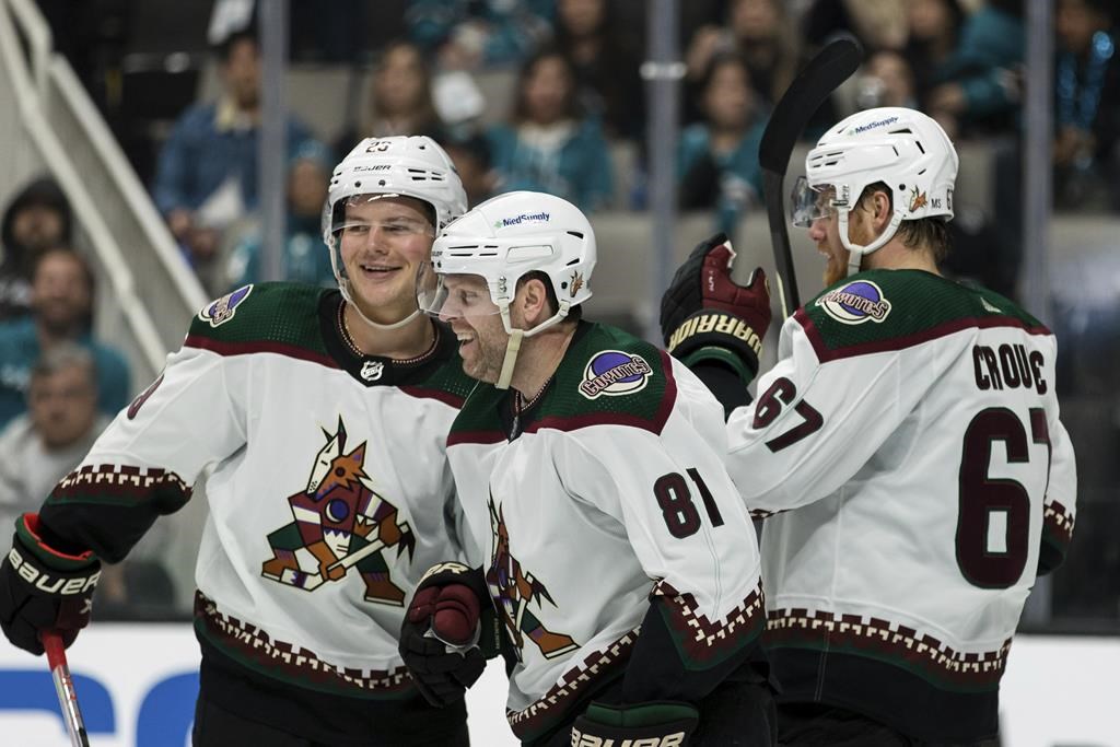 Les Sharks viennent de l’arrière tard dans la rencontre pour battre les Coyotes