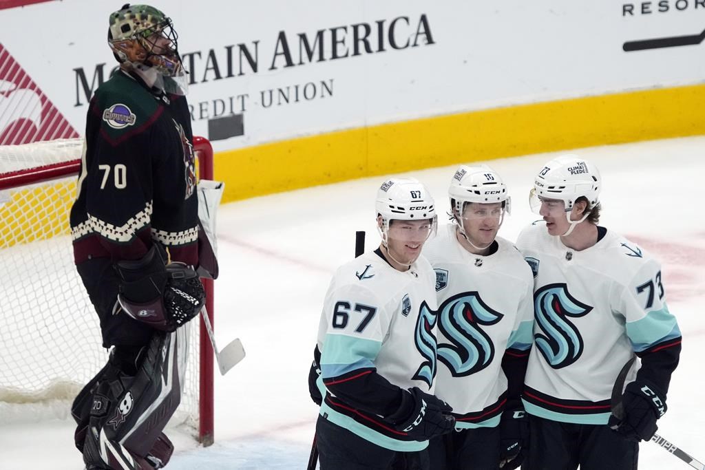 Le Kraken a le dessus sur les Coyotes 4-2 grâce à deux buts de Soucy