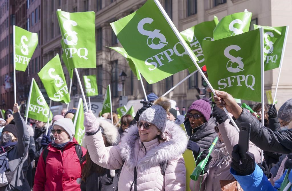 Première journée de grève des fonctionnaires du SFPQ