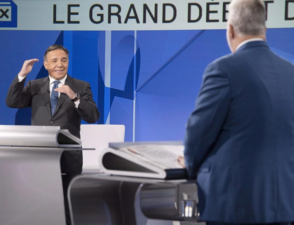 Campagne électorale: le débat en anglais est annulé, à la suite du refus de Legault