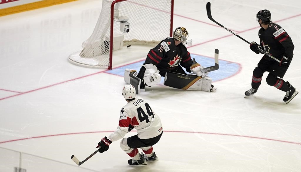 Le Canada s’incline 6-3 devant la Suisse au Championnat du monde de hockey