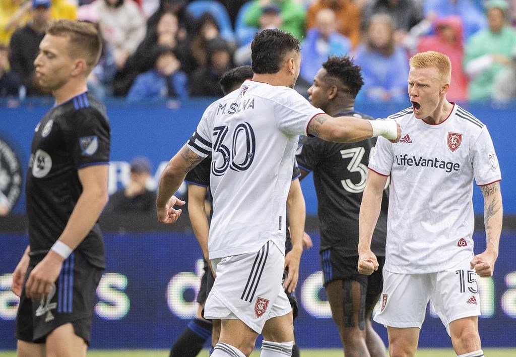 Avec deux buts en deuxième demie, le Real Salt Lake renverse le CF Montréal 2-1