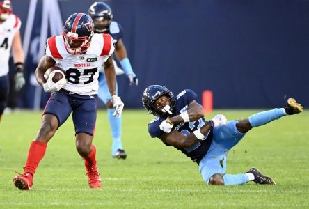 Côté faillit à la tâche en fin de match et les Alouettes s’inclinent à Toronto, 20-19