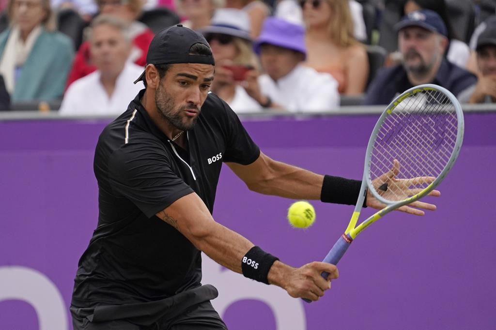 Le champion en titre Matteo Berrettini est de retour en finale au Queen’s Club