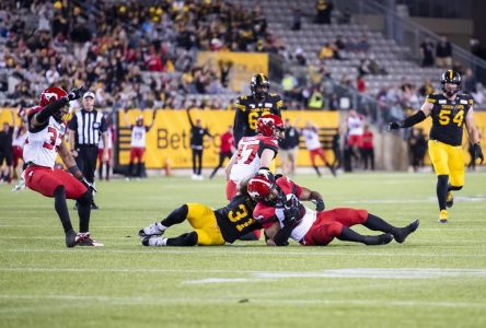 Les Stampeders viennent de l’arrière pour défaire les Tiger-Cats en prolongation