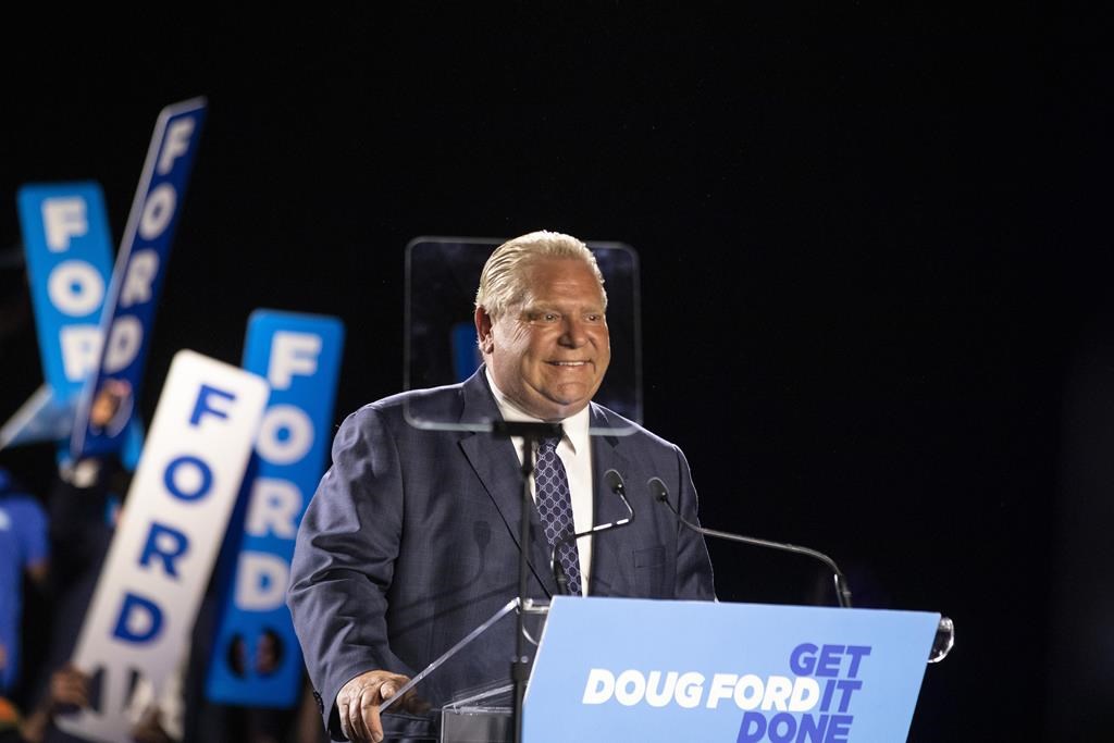 Le premier ministre Doug Ford dévoilera son nouveau cabinet vendredi