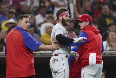 Phillies: Harper sur la liste des blessés à cause d’une fracture au pouce gauche