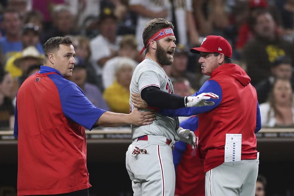 Phillies: Harper sur la liste des blessés à cause d’une fracture au pouce gauche