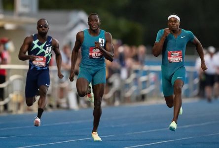 Aaron Brown remporte le 100 m et le 200 m aux Championnats canadiens d’athlétisme