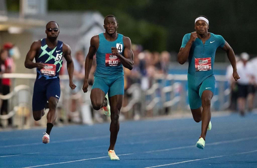 Aaron Brown remporte le 100 m et le 200 m aux Championnats canadiens d’athlétisme