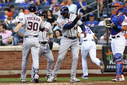 Tucker et Valdez mènent les Astros vers un convaincant gain de 9-1 sur les Mets