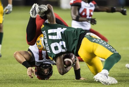 Logan inscrit deux touchés dans un gain écrasant des Stampeders à Edmonton, 49-6