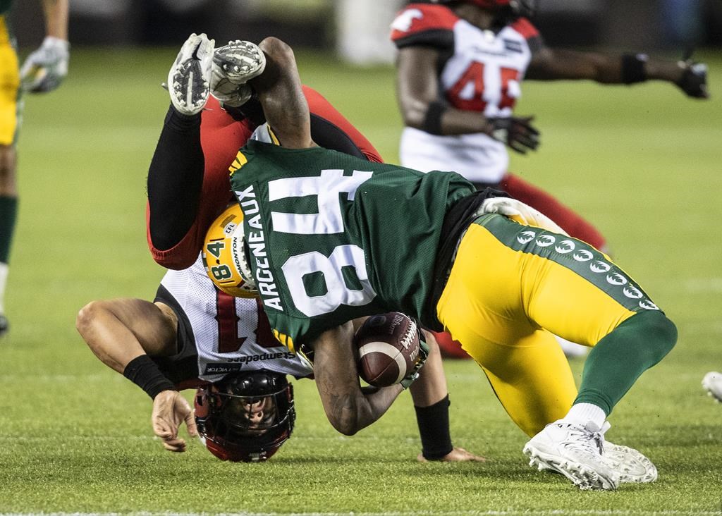 Logan inscrit deux touchés dans un gain écrasant des Stampeders à Edmonton, 49-6