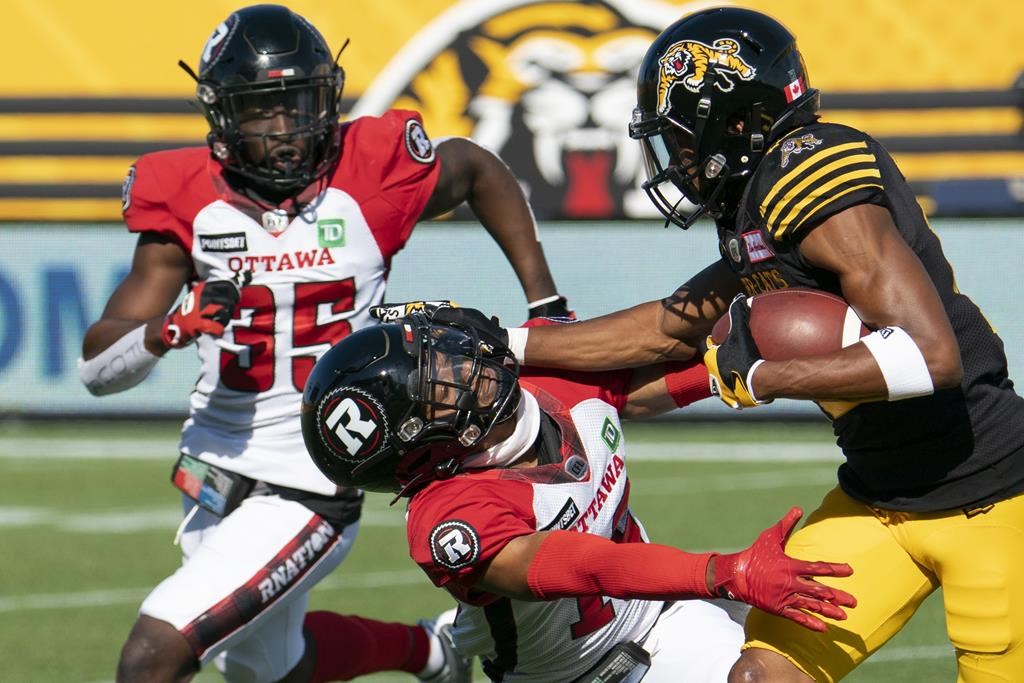 Les Tiger-Cats méritent une première victoire, 25-23 devant Ottawa