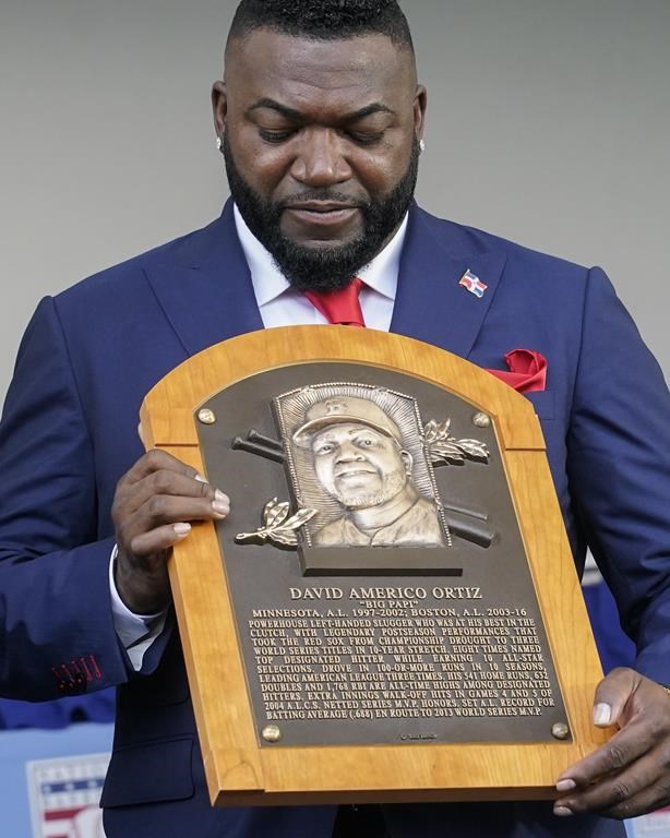 Big Papi fait une entrée remarquable au Temple de la renommée du baseball