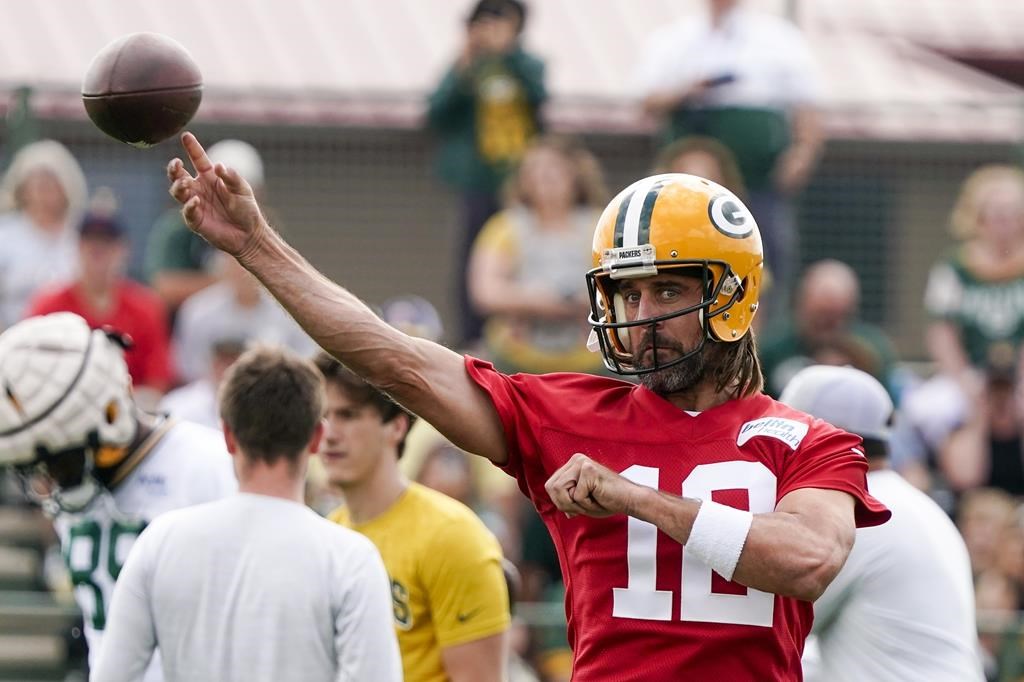 Rodgers croit que l’offensive des Packers bénéficiera des entraînements durant le camp