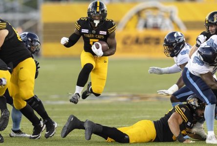 Les Tiger-Cats défont les Argonauts et rejoignent les Alouettes au 2e rang de l’Est