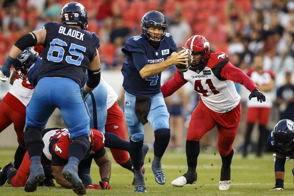 LCF: Rene Paredes et les Stampeders l’emportent 22 à 19 à Toronto