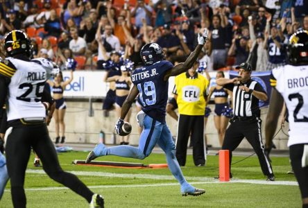 Jamal Peters se démarque dans un gain de 37-20 des Argonauts contre les Tiger-Cats