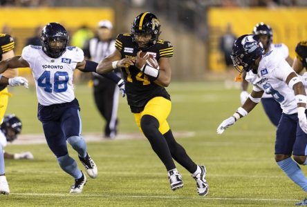 Les Tiger-Cats feront appel au quart recrue Jamie Newman lundi contre les Argonauts