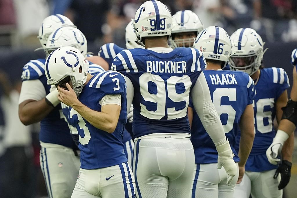 Les Colts libèrent le botteur Rodrigo Blankenship, qui a failli à la tâche à Houston