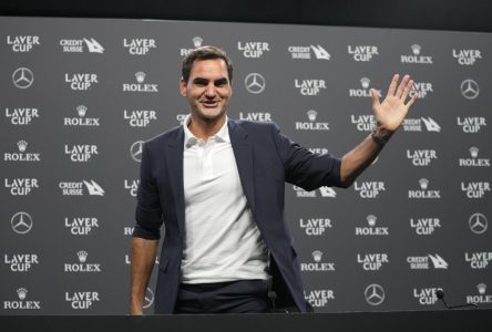 Le Suisse Roger Federer est certain que sa décision de se retirer est la bonne