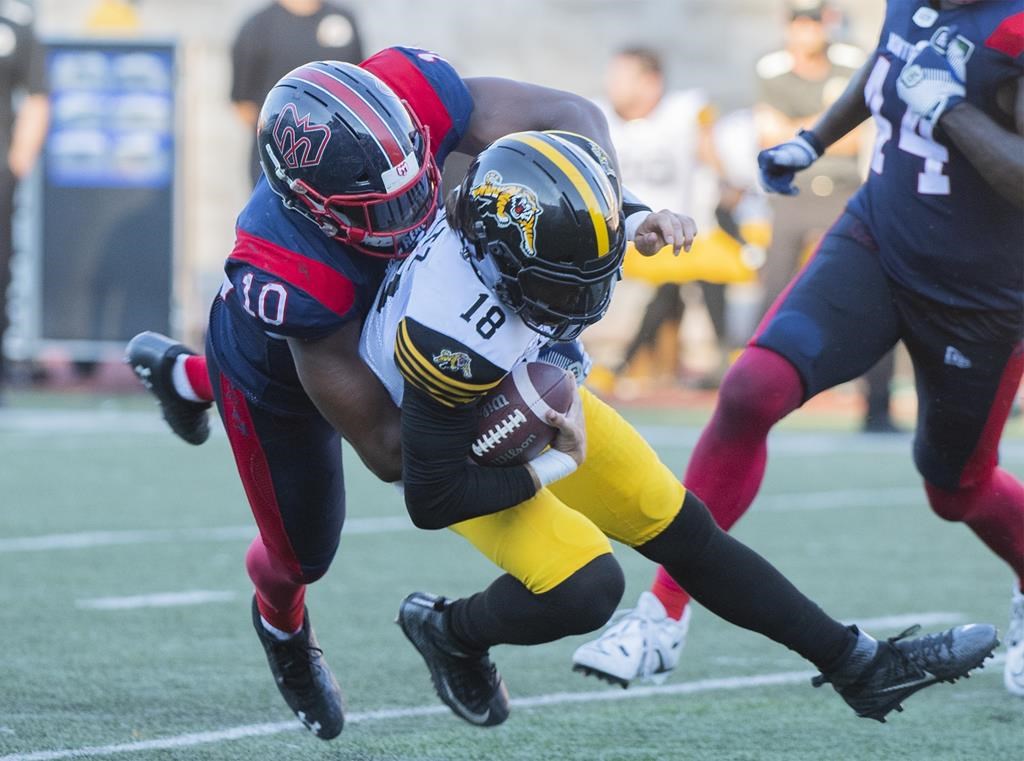 Usher, Richards et Gagnon sont absents de l’entraînement des Alouettes