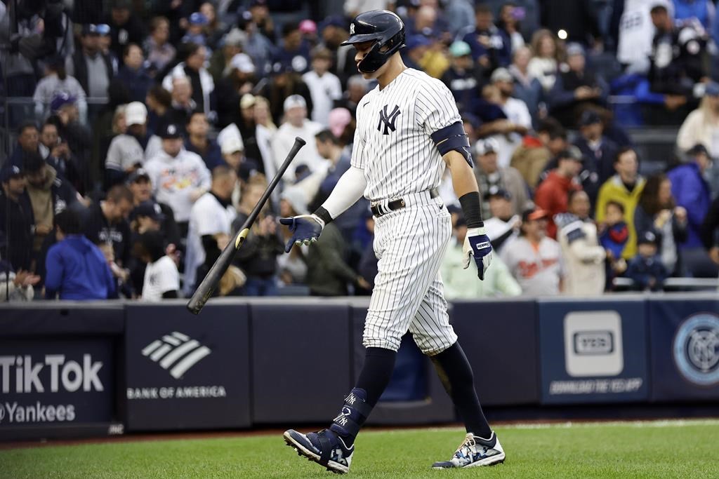 Yankees: Aaron Judge reste avec un total de 61 circuits cette saison