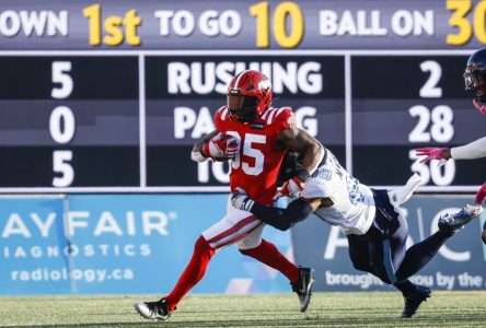 Les Stampeders sans pitié pour les Argonauts, qu’ils rossent 29-2