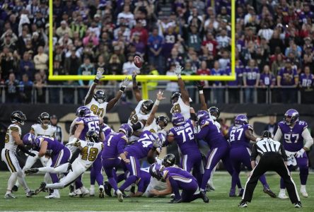 Les Vikings tiennent le coup et battent les Saints 28-25 à Londres