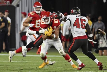 Mahomes lance trois passes de touché et les Chiefs supplantent les Buccaneers 41-31