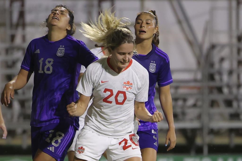 Le Canada défait l’Argentine 2-0 en soccer féminin