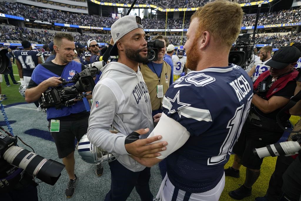 Les Cowboys se préparent pour un autre départ du quart Cooper Rush face aux Eagles