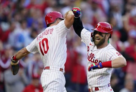 Hoskins et Harper permettent aux Phillies de défaire les Braves