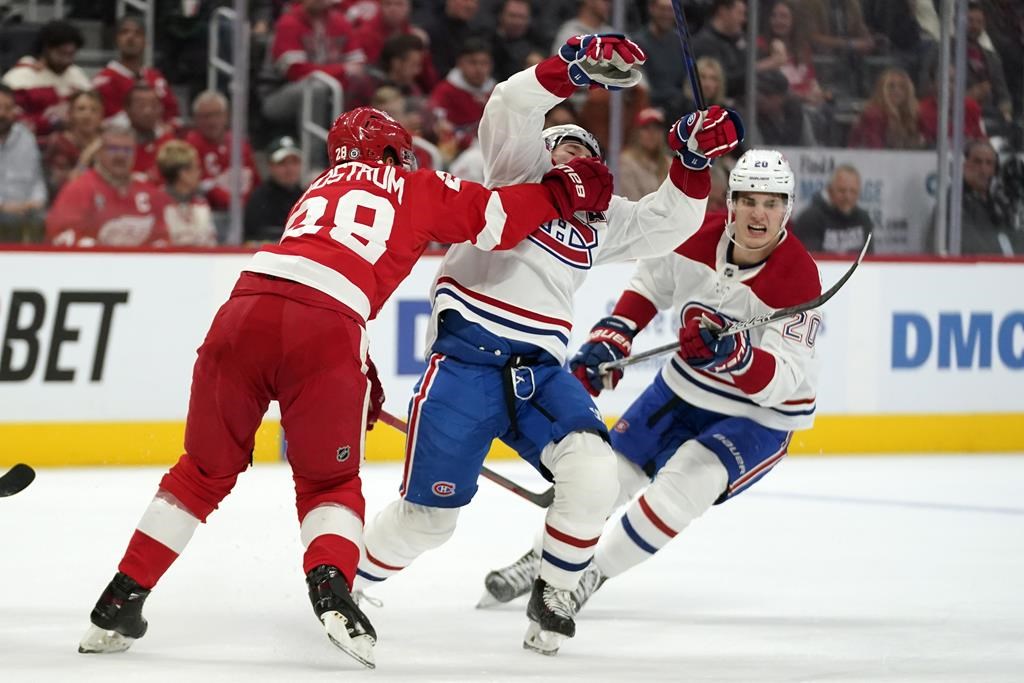 Jake Allen repousse 37 tirs, mais le Canadien est blanchi 3-0 par les Red Wings