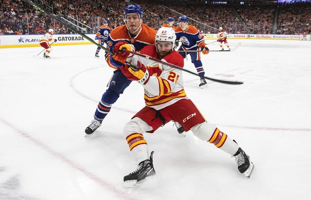 Les Flames commencent le match en force et tiennent le coup face aux Oilers