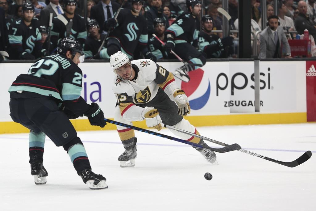 Jonathan Marchessault inscrit deux buts et les Golden Knights défont le Kraken 5-2