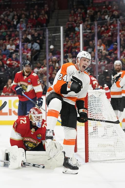 Verhaeghe marque deux fois dans une victoire des Panthers contre les Flyers