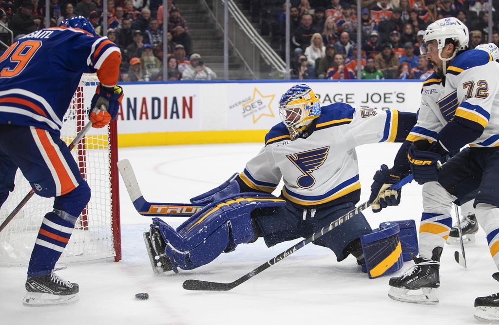 Les Blues de St. Louis restent invaincus en l’emportant 2-0 à Edmonton