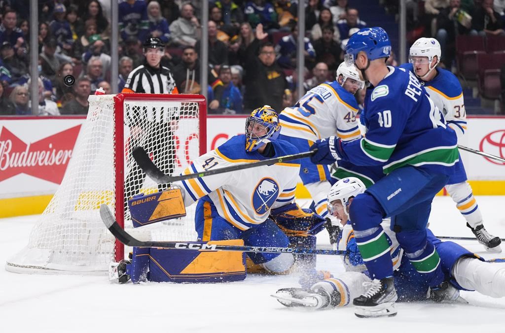 Les Canucks s’inclinent 5-1 contre les Sabres et perdent une autre partie