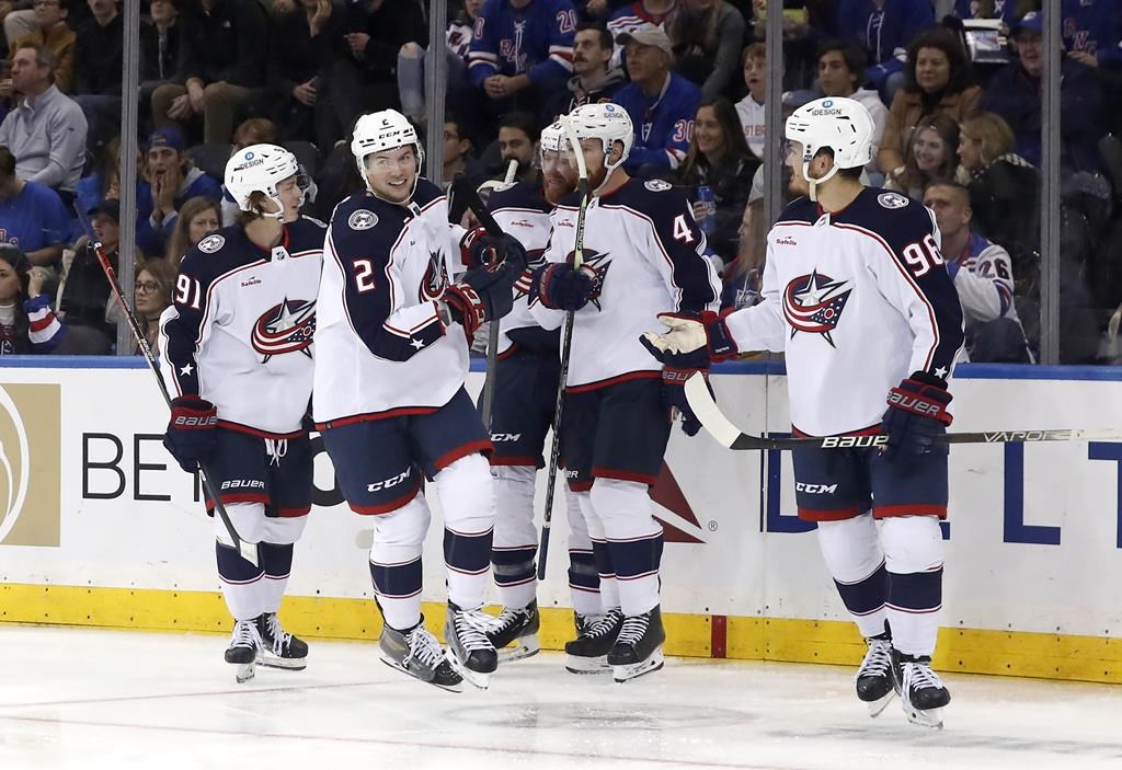 Tarasov décroche sa première victoire dans la LNH et les Jackets défont les Rangers