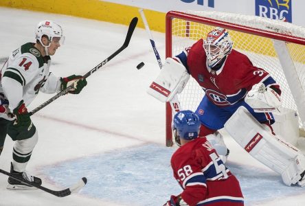 Marc-André Fleury repousse 26 tirs et le Wild défait le Canadien 3-1