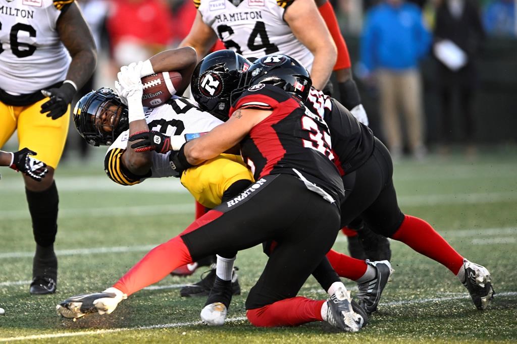 Les Tiger-Cats défont le Rouge et Noir et poursuivent leur série de victoires