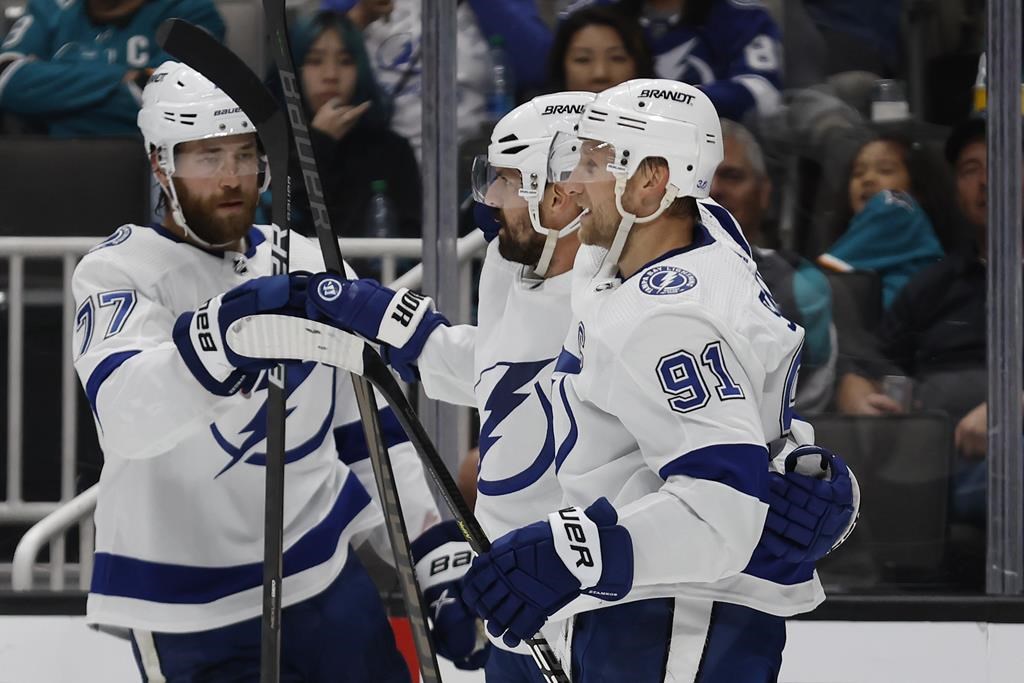 Un but tardif de Nikita Kucherov permet au Lightning de l’emporter 4-3 à San Jose