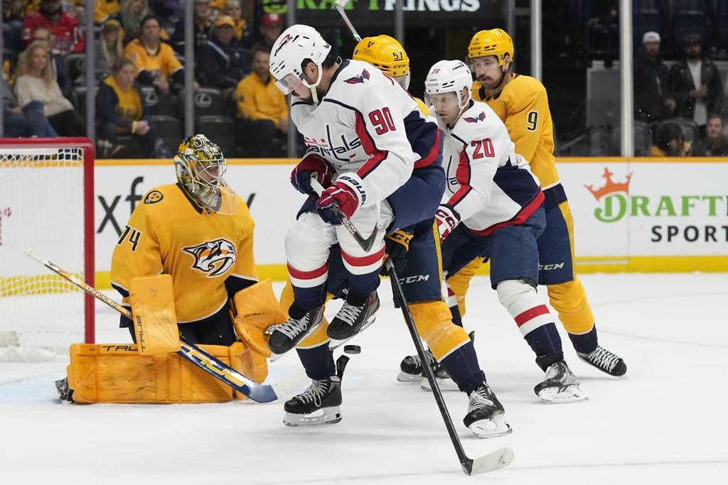 Darcy Kuemper bloque 34 lancers et les Capitals blanchissent les Predators 3-0