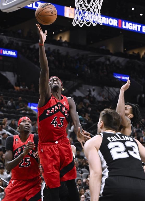 Les Raptors s’amusent à San Antonio, battant les Spurs par 43 points