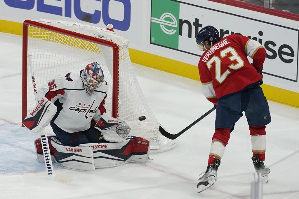 Carter Verhaeghe marque deux buts et les Panthers battent les Capitals 5-2